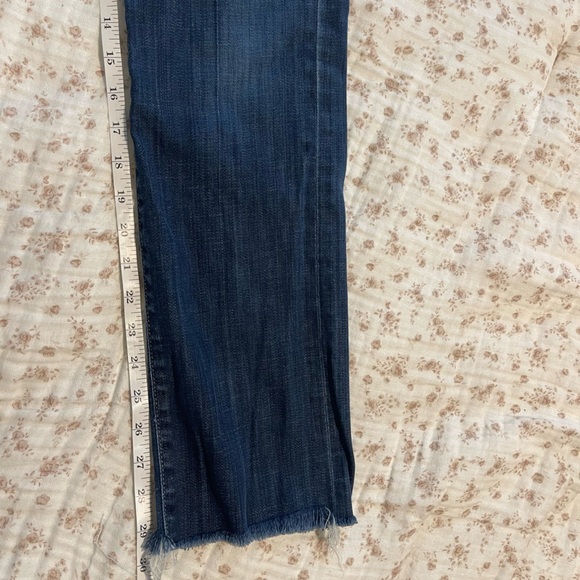 7 For All Mankind dark denim low rise jeans - Picture 7 of 7